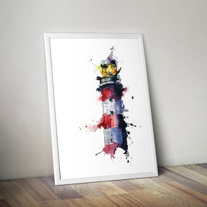 Plymouth Smeatons Tower Lighthouse Wall Art Print