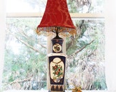 Imari Porcelain Table Vase Lamp, Gold Trimmed, Vintage Japanese, Handpainted, 19th Century