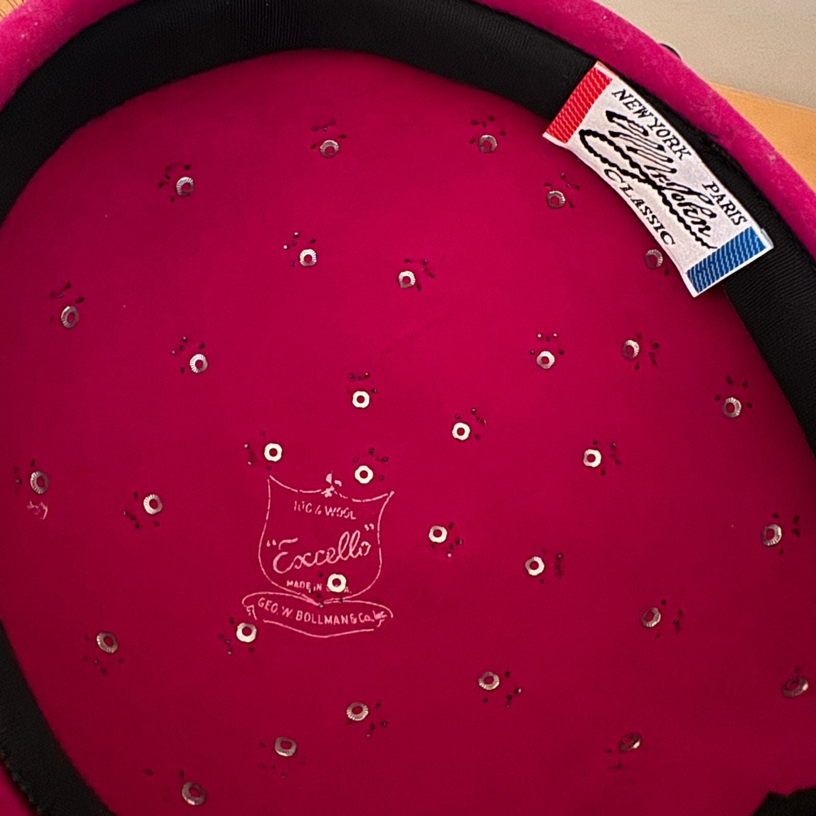Mr. John Classic Hat, New York, Paris, Fuscia and  display picture 3