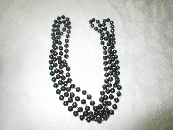 Necklace, Irridecent Beads, Flapper - image 2