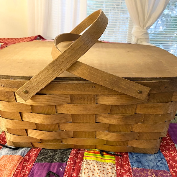 Old Picnic Basket Etsy