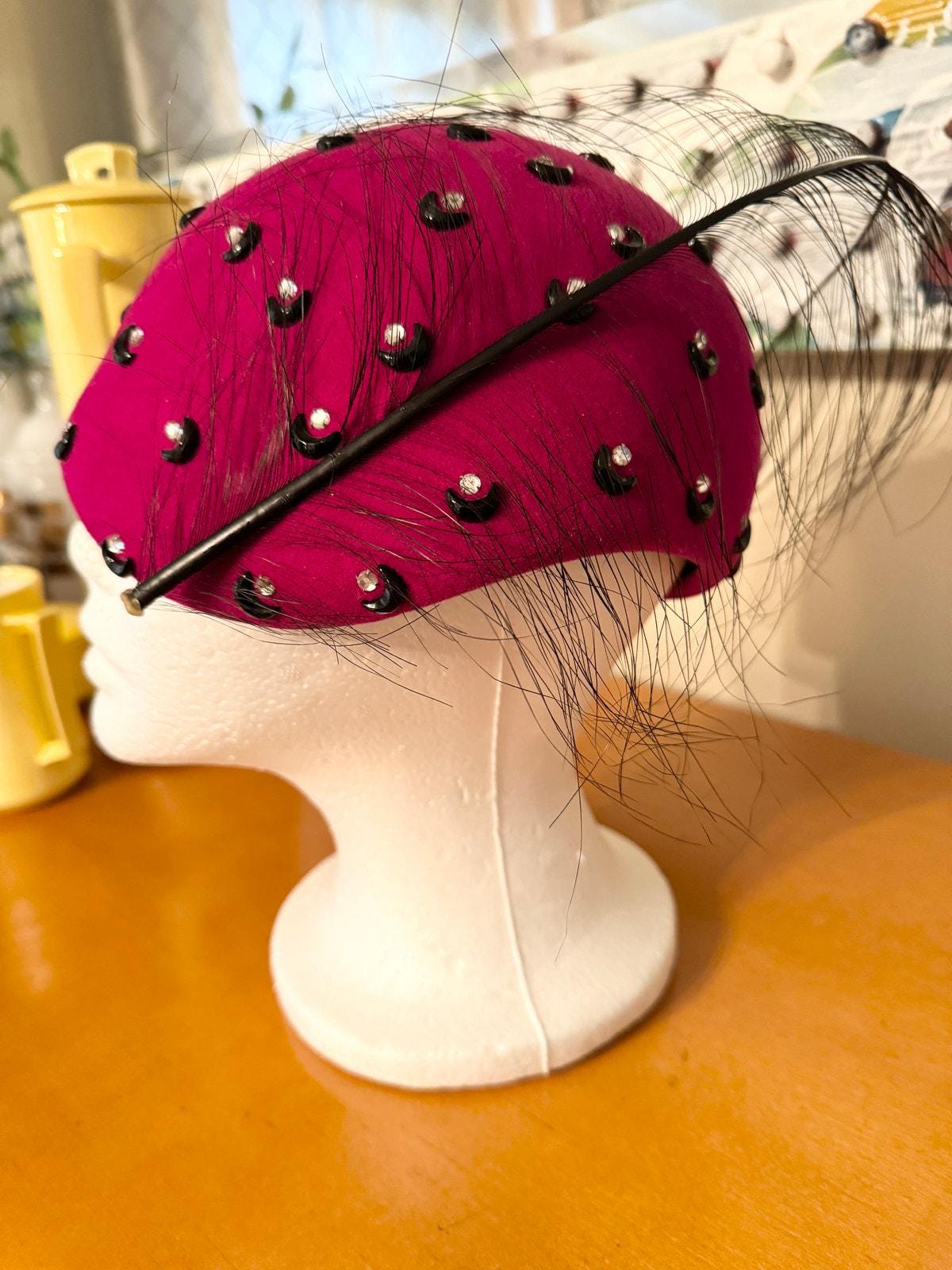 Mr. John New York Paris Debutante Hat Mr John Hat - Etsy main image 2