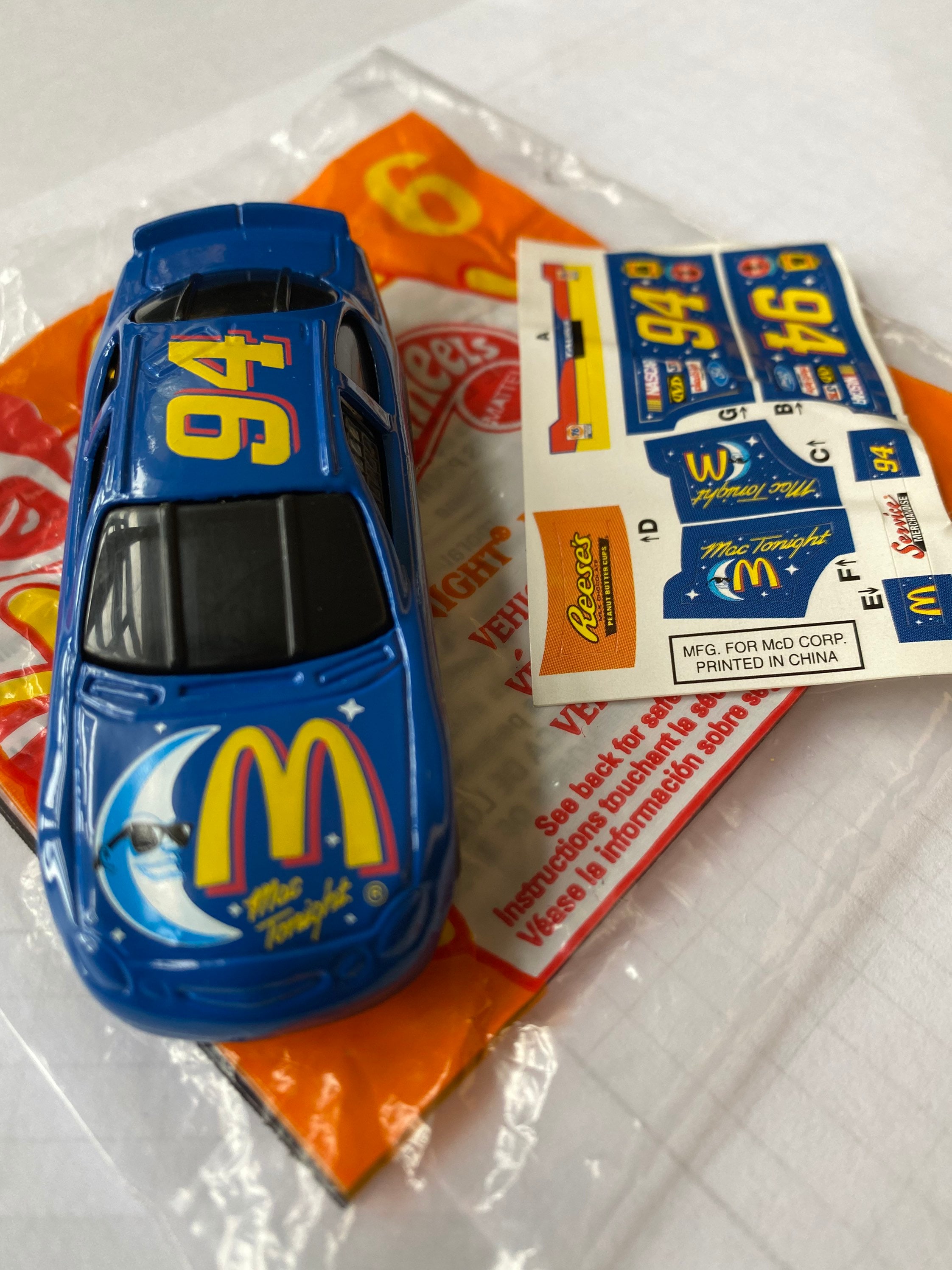 マクドナルド NASCAR ホットウィール マック・トゥナイト カー