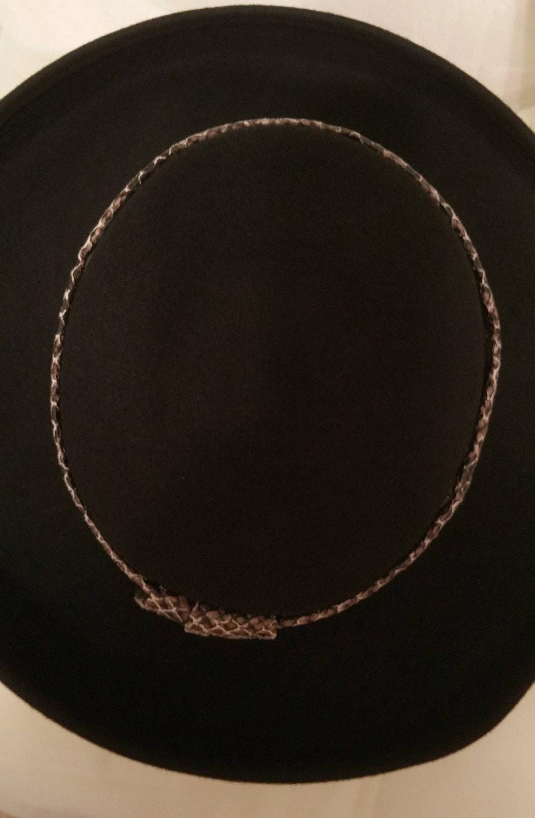Classy, Vintage Miss Bierner Hat Faux Snake Skin Made in USA il_1080xN.6694304045_6gb7.jpg main image 4