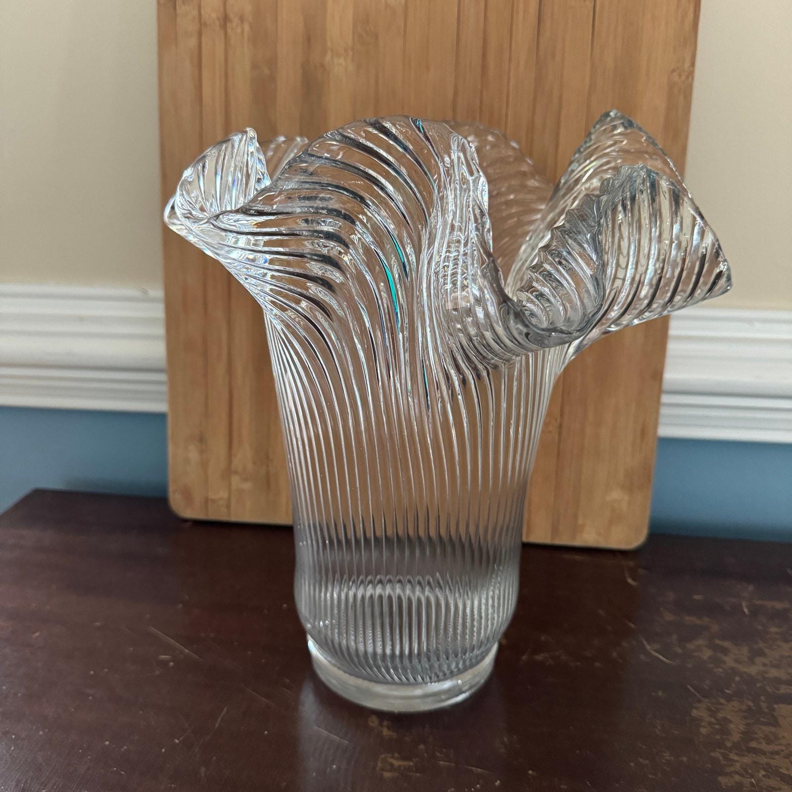 Riedel Crystal Vase - Etsy