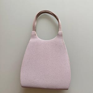 Bolso de mano vintage de tela gris con correa para el hombro