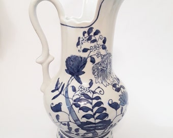 Rare Chinese Blue and White Porcelain Water Pitcher
