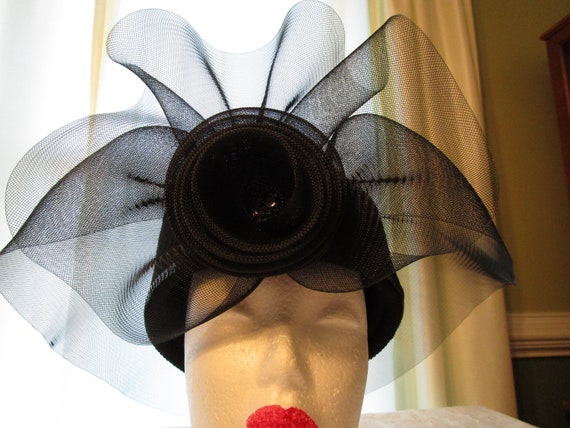 Vintage Geo W. Bollman Pretty Lady Hat - image 2