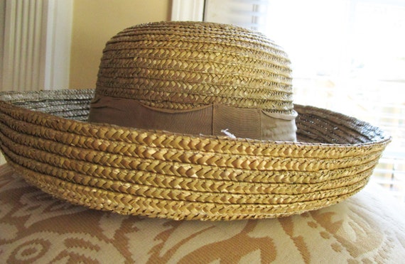 Straw Hat, Beach Vacation Hat, Travel Hat - image 2