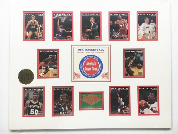 1992 Dream Team Basketball Card Set: Jordan, Bird, Pippen