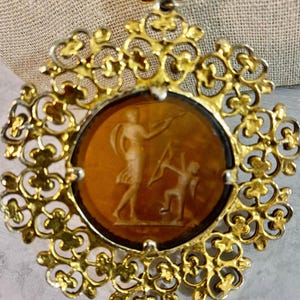 Collana con ciondolo Cupido Collana con freccia vintage