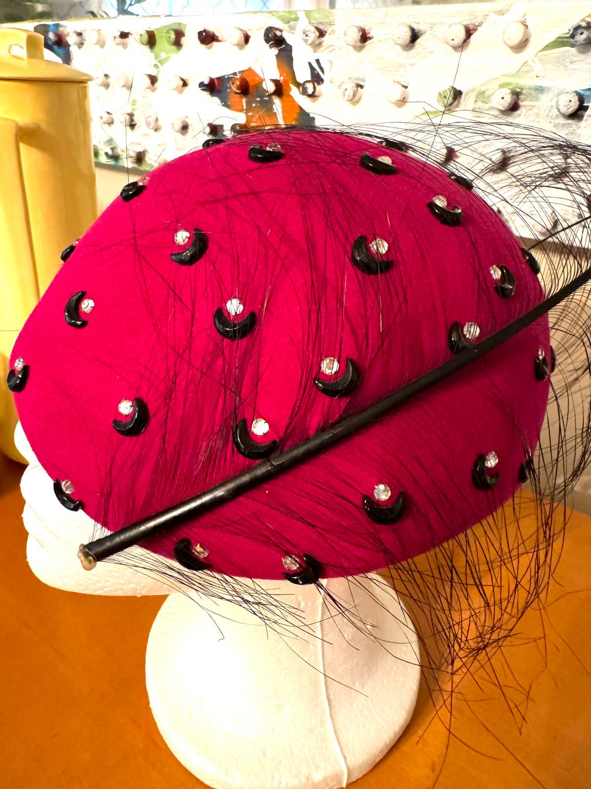 Mr. John Classic Hat, New York, Paris, Fuscia and  display picture 1