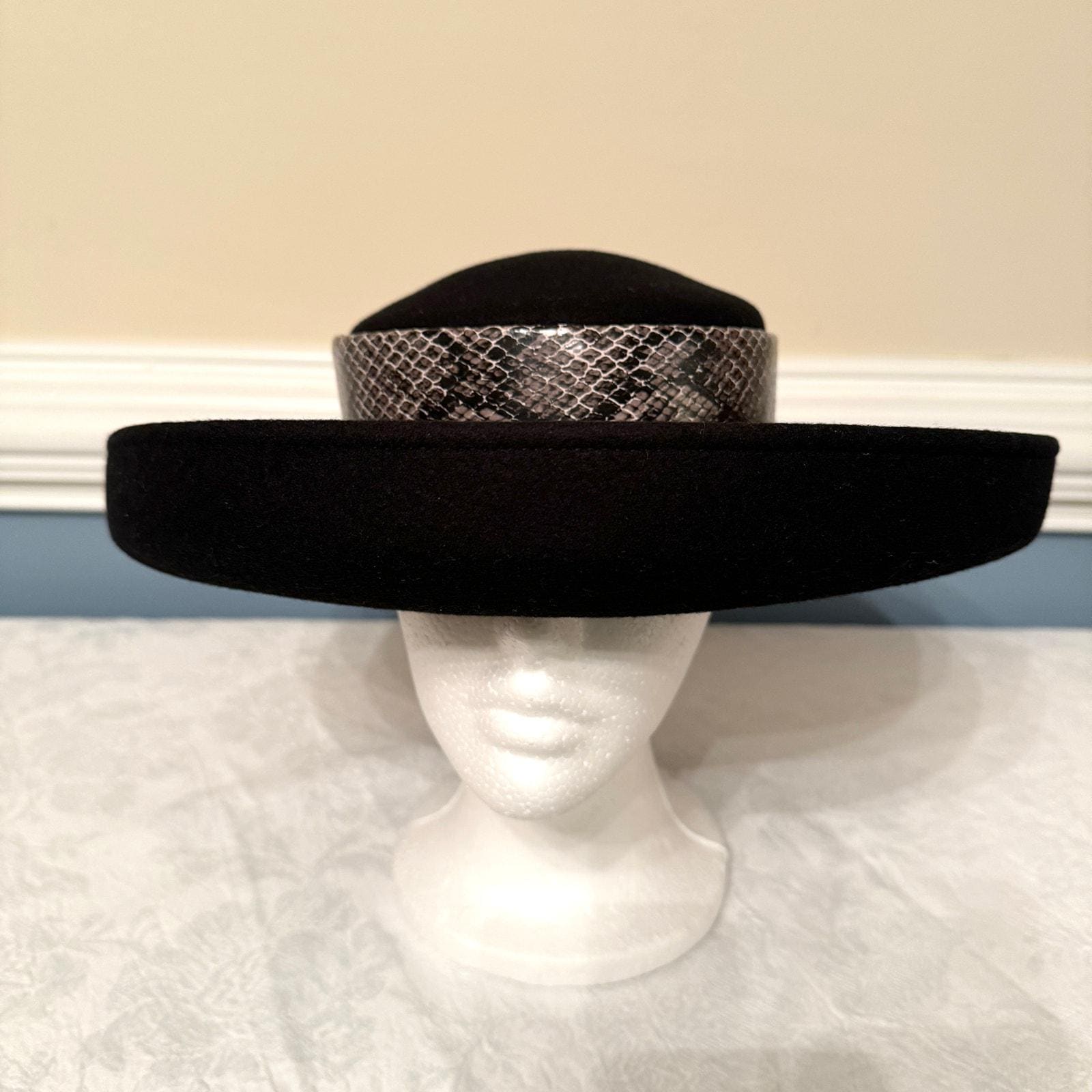 Miss Bierner Vintage Wide Brim Straw Hat Miss Bierner - Etsy main image 3