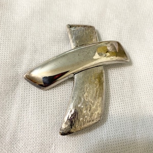 Silver Paloma Picasso Styled Brooch (large)