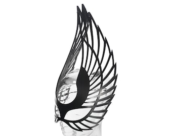 Leather wings mask