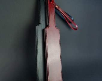 Leather Slapper Paddle, Dominus Paddle, Spanking Tool, Genuine Leather, Adult Toys, Bad Girl Toys, BDSM Device, Sexy Gift for Wife