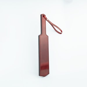 Magnus paddle, Leather red Paddle, branding paddle, personalised paddle