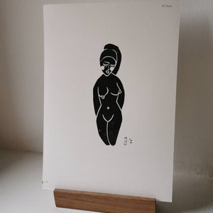 Linocut Venus. image 2