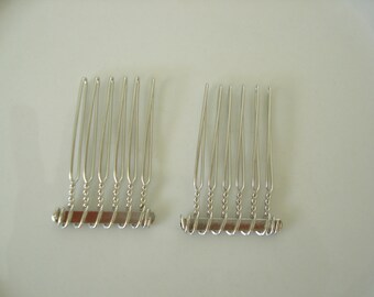 small metal hair combs