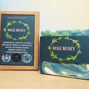 Handmade Rosemary Soap: Herbal Scent, Sensitive Skin