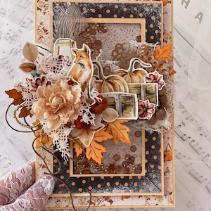 3D Greeting cards handmade / Delicate, floral, romantic card for congratulations / Flowers wedding card / Shabby chic home decor