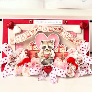 Cartes de voeux 3D faites main / Carte de félicitations délicate, florale et romantique / Carte d'amitié fleurs / Carte d'anniversaire