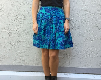 High Waisted Vintage Floral skirt size Medium