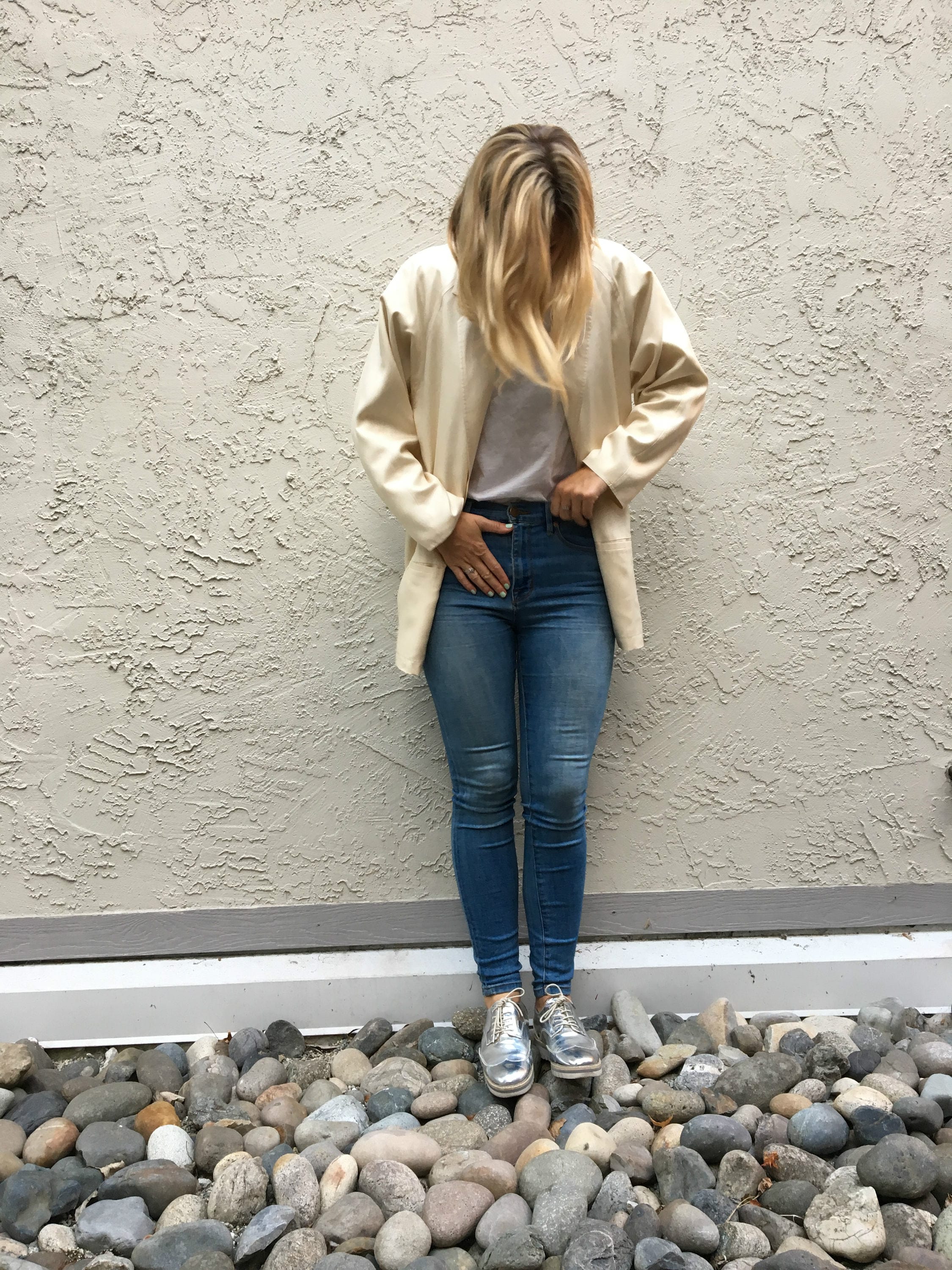 Marci Structure Jacket  Off White