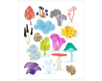 Fungus 12" x 10" Giclee Print
