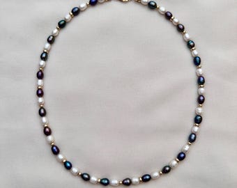 EVA Pearl Necklace | 14kt Gold Filled Beaded Jewellery | Demi Fine Unique Handmade Jewellery Gift