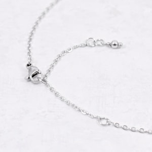 Adjustable silver necklace chain, Chain necklace with extender, Custom adjustable chain, Stainless steel necklace with adjustable sizes