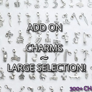 ADD-ON charms, Build your own bracelet, Customizable charm bracelet, Personalized charm bracelet, Choose your charms, Custom charms