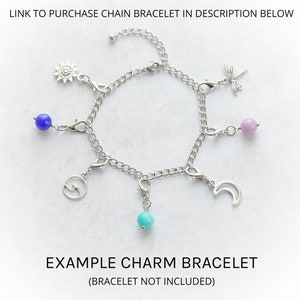 ADD-ON charms, Build your own bracelet, Customizable charm bracelet, Personalized charm bracelet, Choose your charms, Custom charms image 3