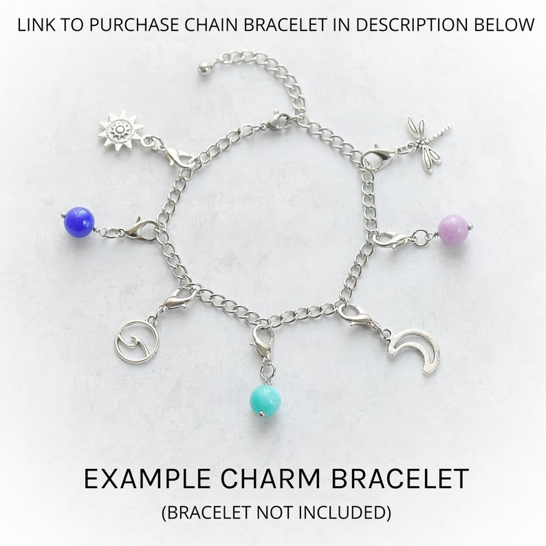 ADD-ON charms, Build your own bracelet, Customizable charm bracelet, Personalized charm bracelet, Choose your charms, Custom charms image 3