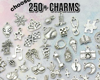 ADD-ON charms, Choose your charms, Customizable charms, Personalized charms for bracelet
