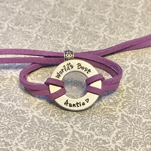 Armband med stämplad bricka, Armband med mitt ord, inspirerande smycken, Nyårspresent, Du är tillräckligt med armband bild 12