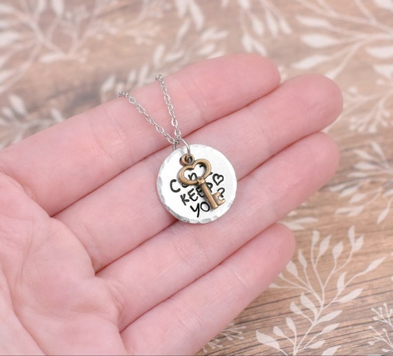 Can I Keep You Necklace, Casper Inspired Necklace, Key Charm