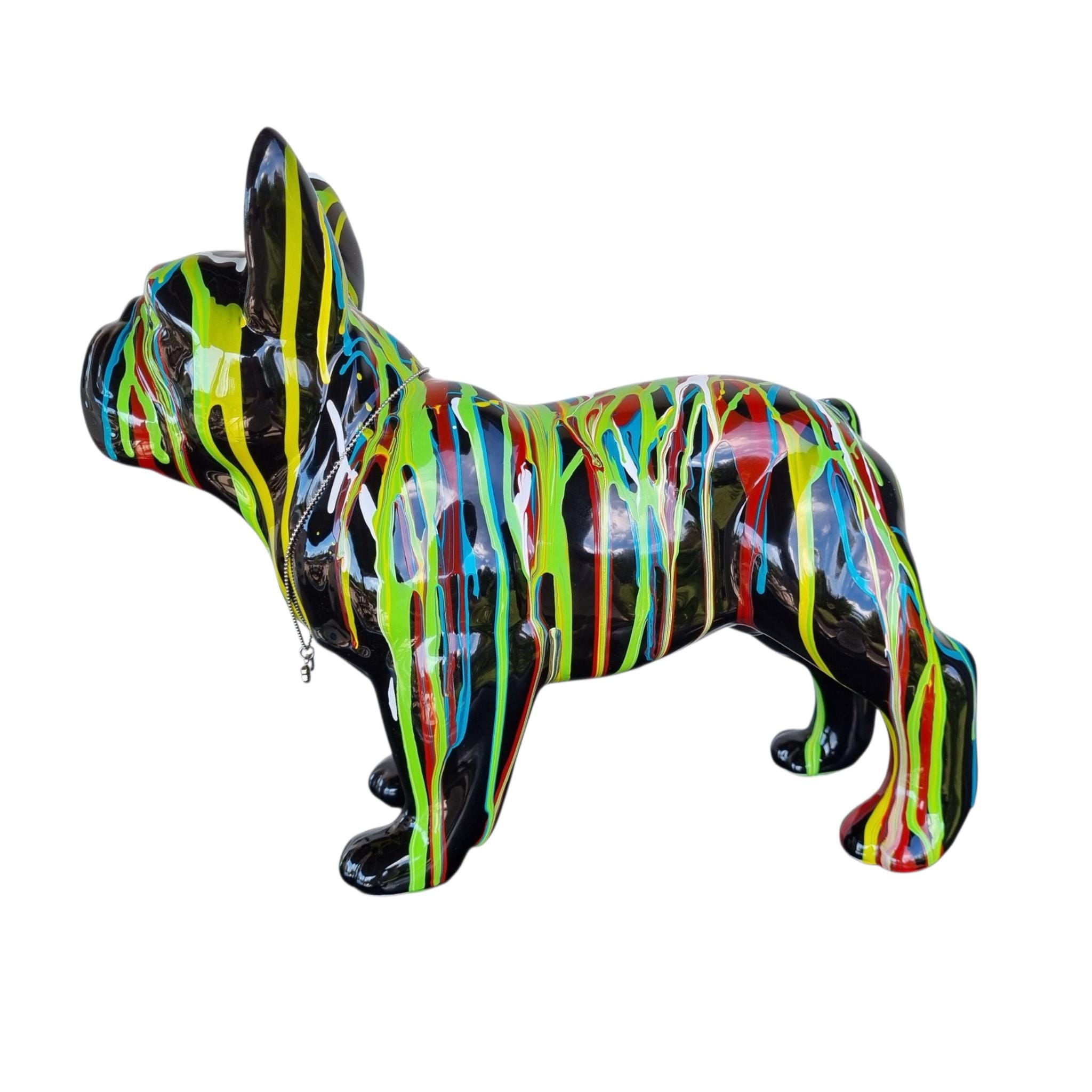 Colorful French Bulldog Statue. Ceramic Sculpture With Dripping  Multicolored Paint. Modern Home Decor by Laure Terrier - Etsy, image size:2048x2048