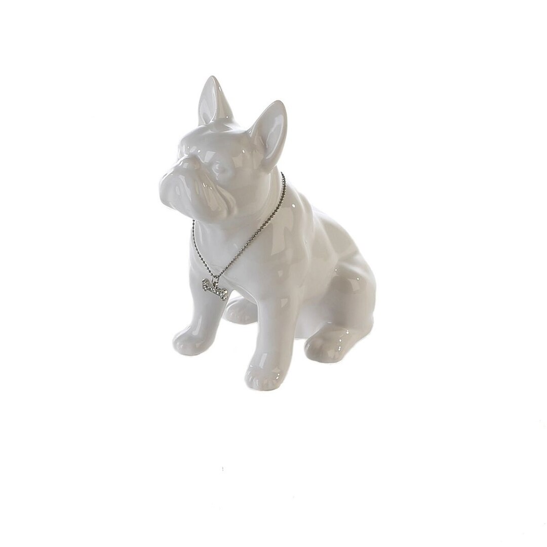 Figurine Tirelire Bouledogue Français En Céramique - Décoration Salon, Bureau - Cadeau Original