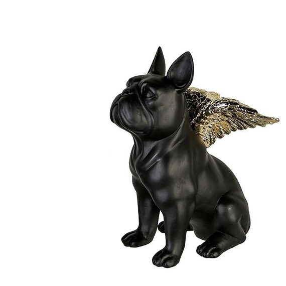 Resin Animal Model French Bulldog dog Collection Display figurine Statue