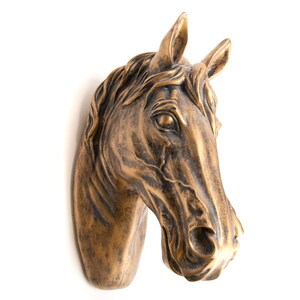 Statue, tête de cheval, silhouette, métal, décoration intérieure, Socadis,  achat, vente