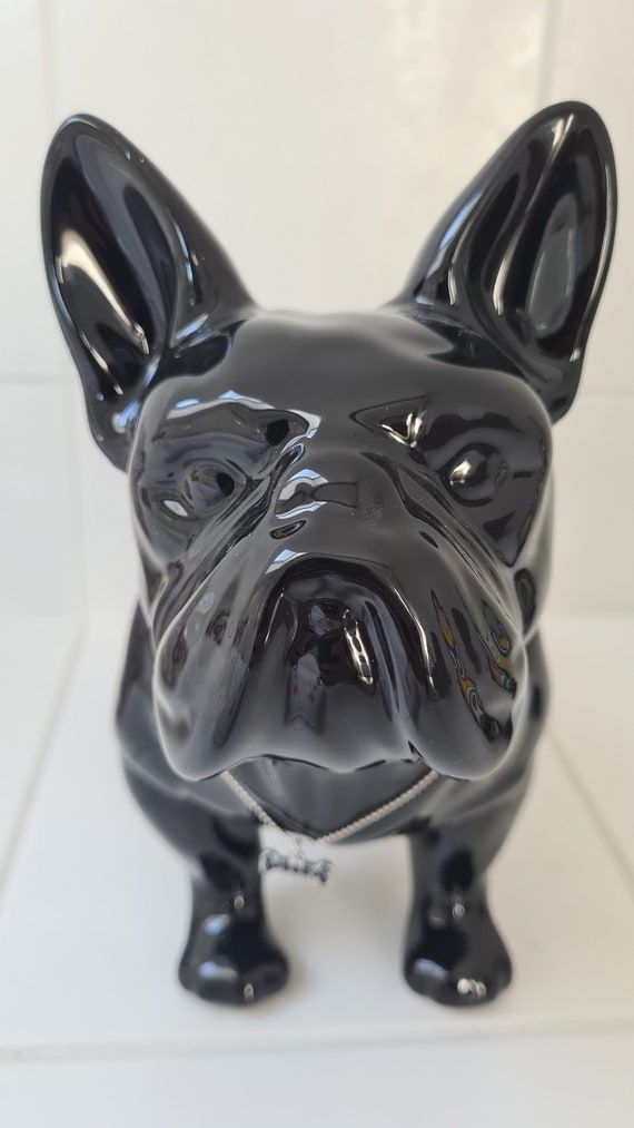 STATUA CANE BULLDOG BOULEDOGUE FRANCESE IN RESINA CM.22X50X32 H. [bulldog.a612]  - 84,00 € : Fratelli Vagnoni Store!, Per Arredare. Con Stile.