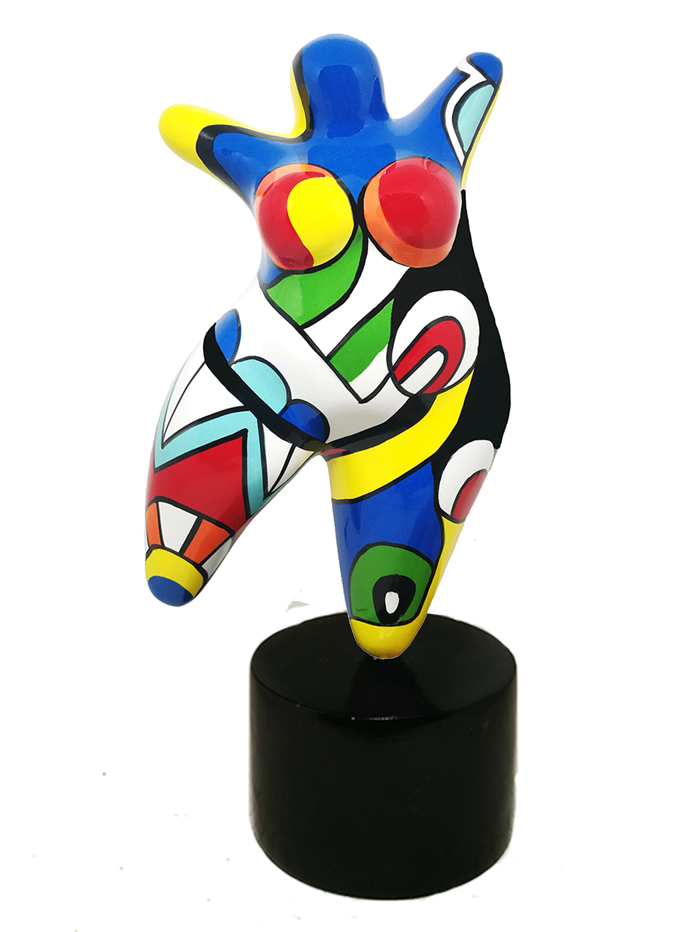 Statue de Femme Dans Le Style Des Nanas Niki Saint Phalle, Pour Collection ou Décoration, Hauteur 16