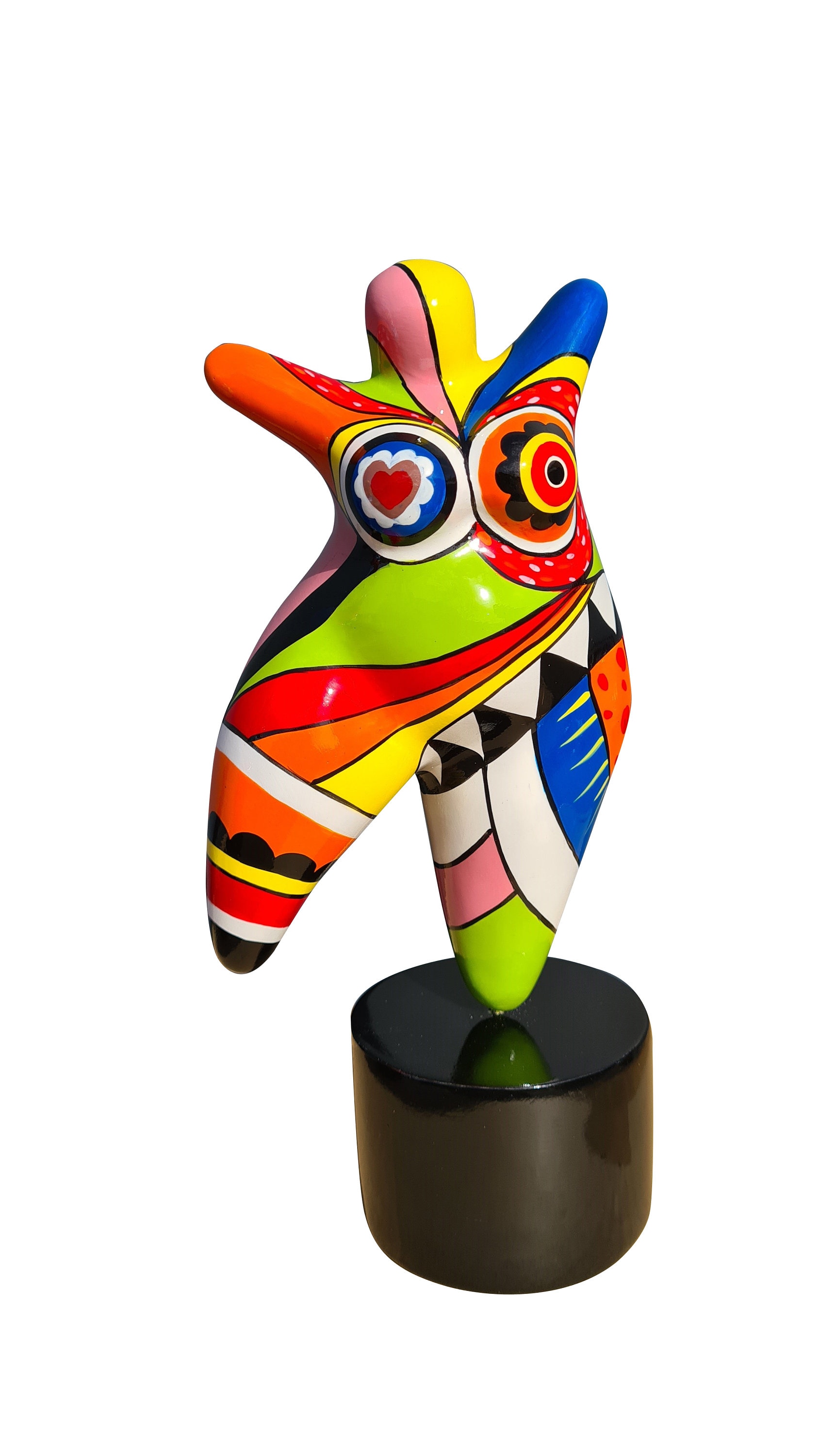 Grande Statue de Femme, Style Nana Niki Saint Phalle, Pour Collection ou Décoration, Hauteur 95 Cent