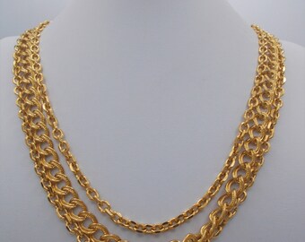 SALE 1970/'s Fabulous 100 Grams of Retired NAPIER Multi Strand Pendant Necklace /& Bracelet Set
