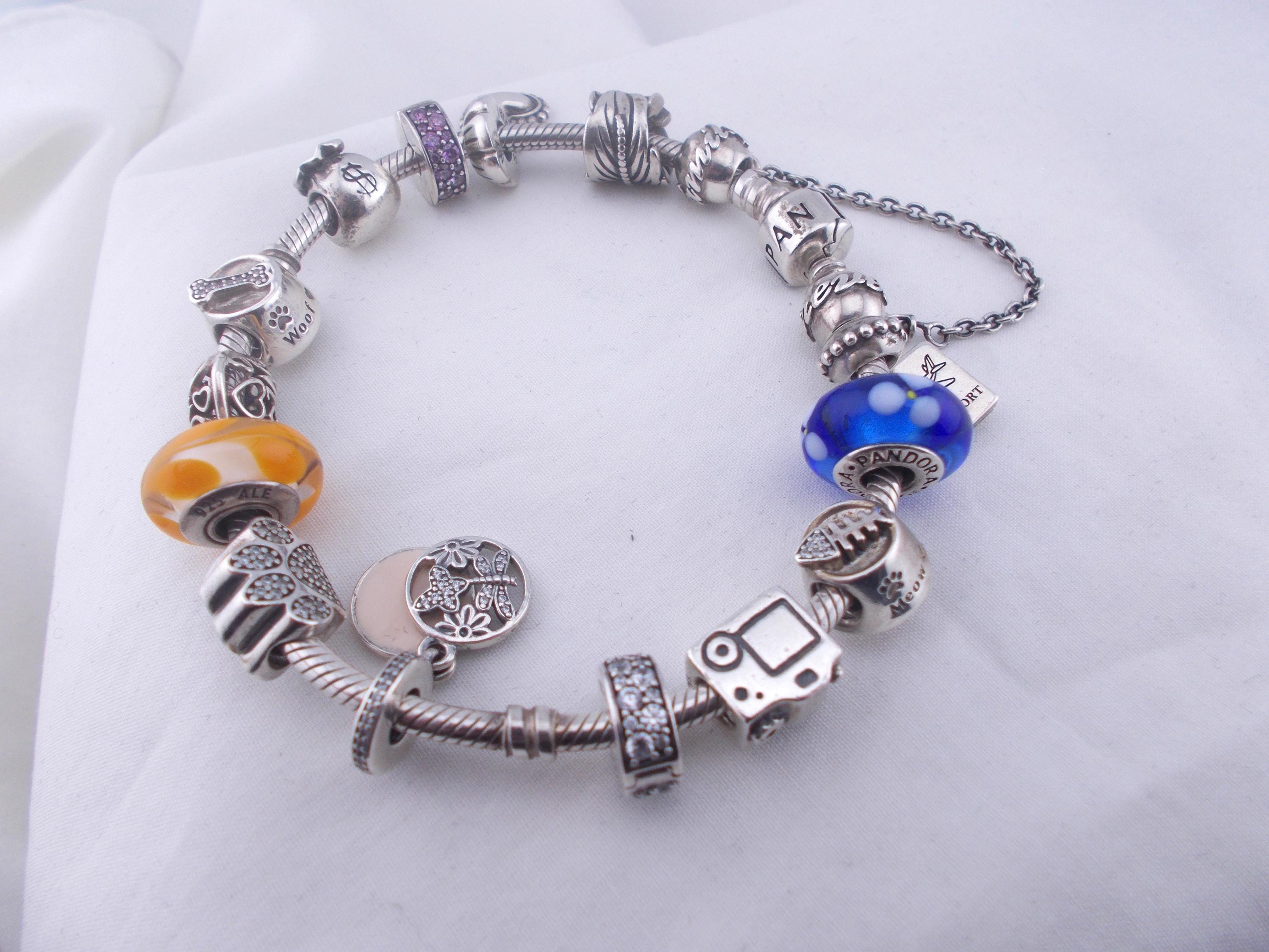 パンドラ ブレスレット チャーム13個付き PANDORA シルバー