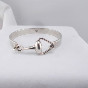 Armband i sterlingsilver med vintagemotiv, inspirerat av hästbett eller bett, 26 gram