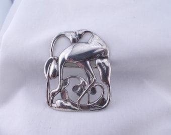 Sterling Silver Vintage Modernist Spiral Ring, Handcrafted
