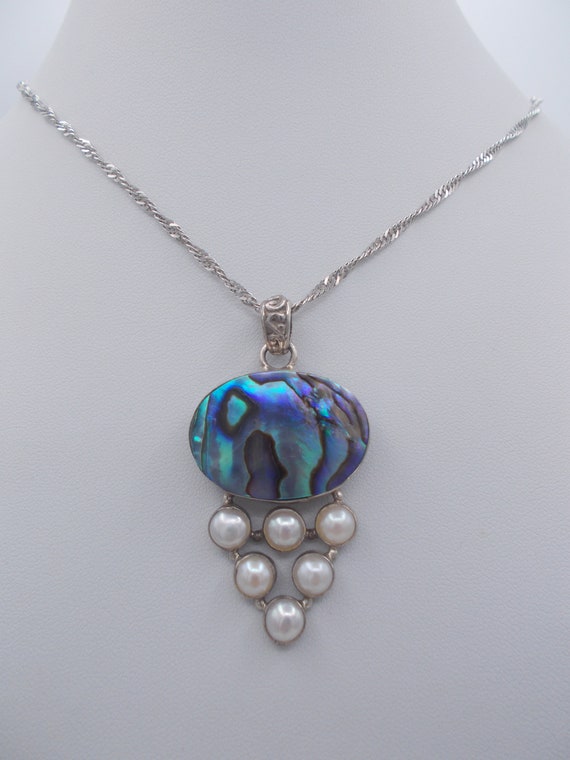 Sterling silver imitation shell pendant Sterling silver imitation shell pendant