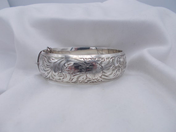 La Reine vintage sterling silver cuff bangle, etc… - image 5